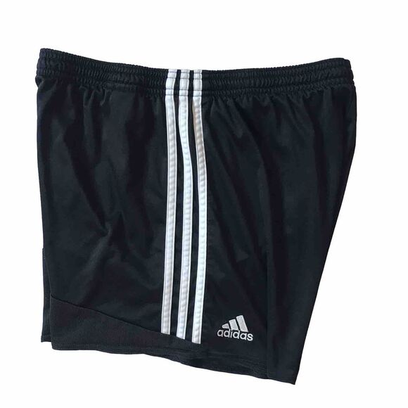 Adidas Women's Regista 16 Climacool Shorts Size M Medium Black White Soccer EUC - Picture 1 of 12